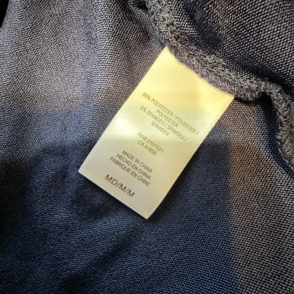 Disney Stitch Navy Blue Lightweight Hoodie Hibiscus Sleeve Womens M NEW - Picture 9 of 10